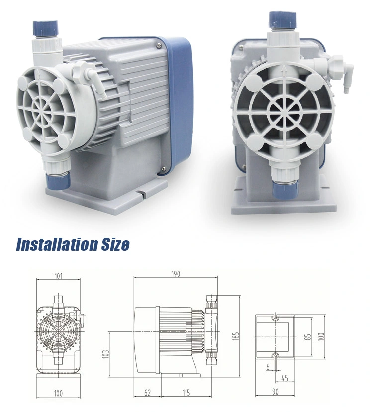 Urea Polymer Micro Electronic Diaphragm Dosing Pump for Chemical Liquid 4-20mA