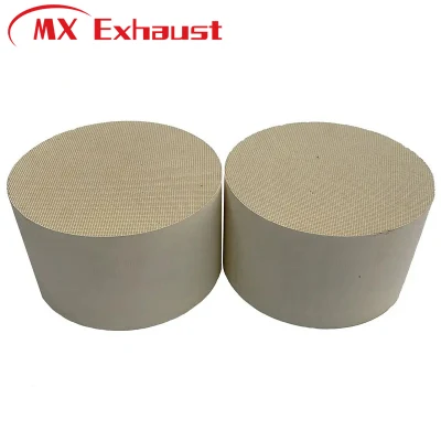 Sistema de exaustão Universal Honeycomb Monolith Ceramic Catalyst Support 100*100mm